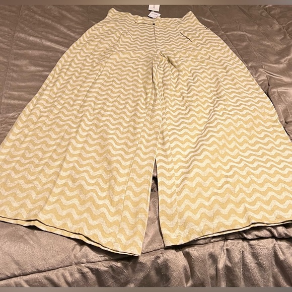 Free People Pants - Free People Zulu & Zephyr Wide Leg Pants Size 8 in Chartreuse